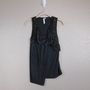 Robbi & Nikki Brown Beaded Tank